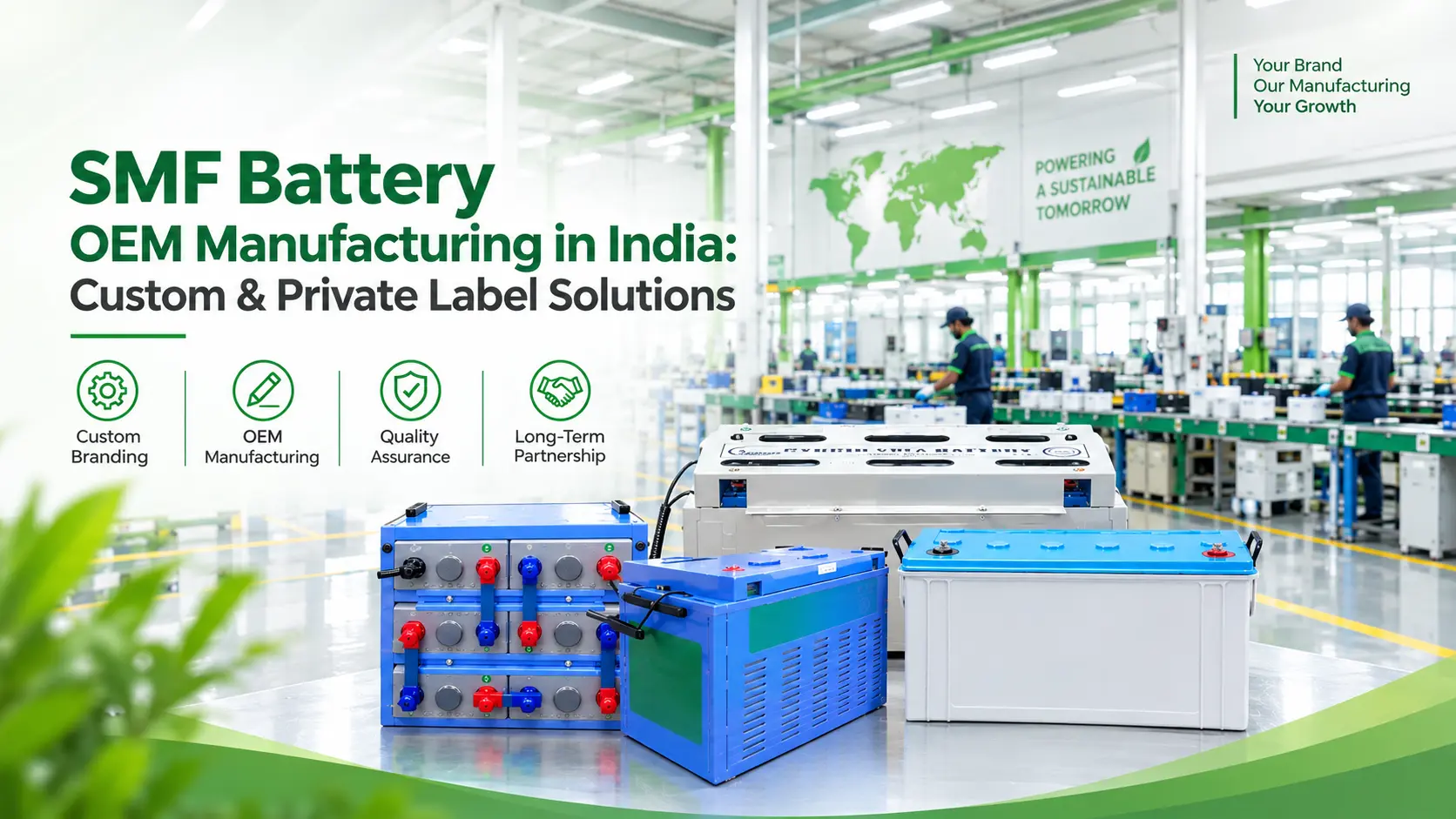 SMF Battery OEM Manufacturing in India: Custom & Private Label Solutions